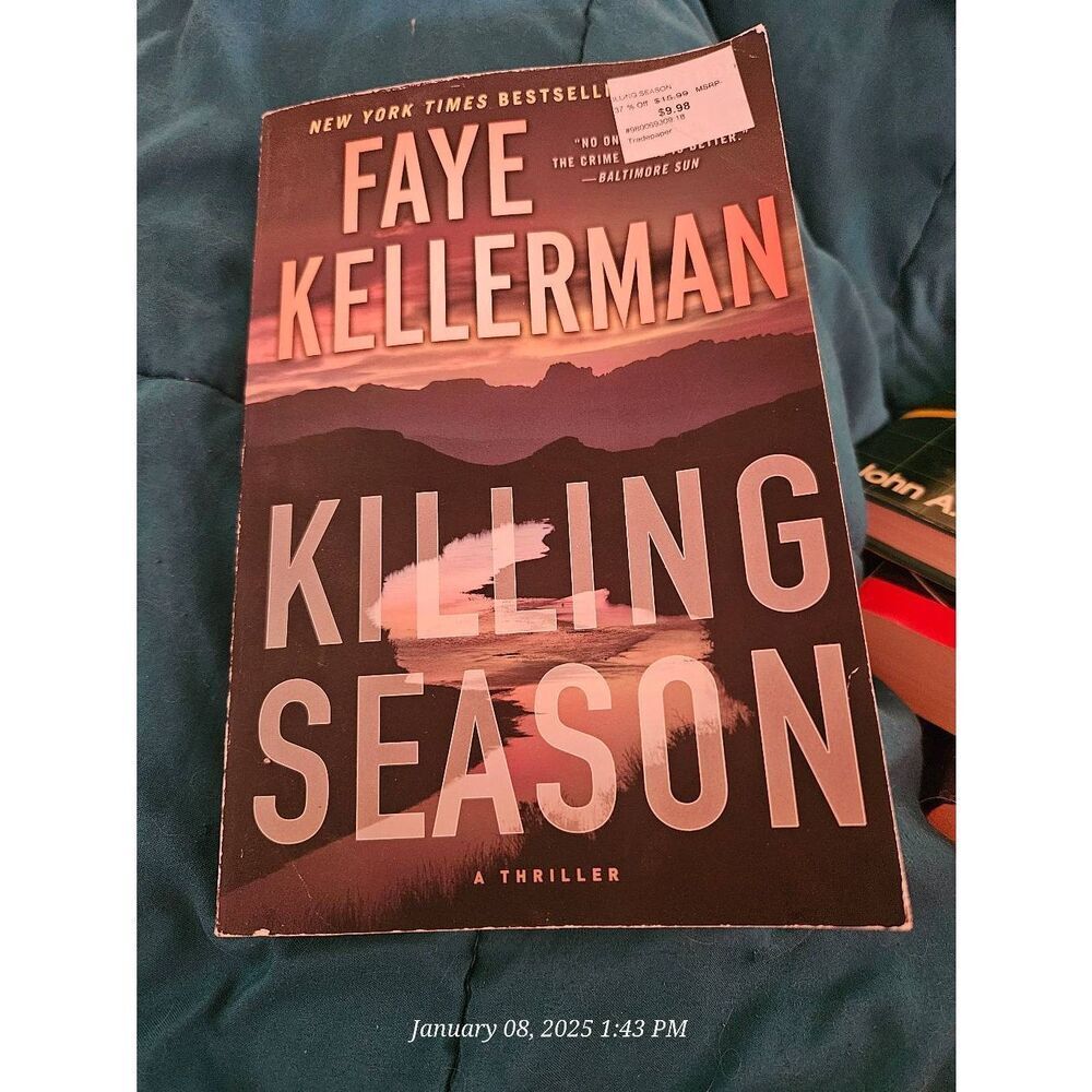 Killing season by Faye Kellerman morrow books isbn 9780062270245